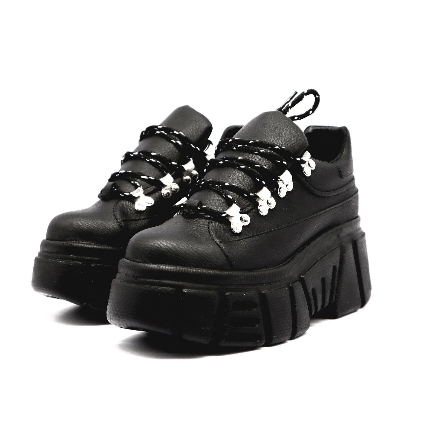 Women's Tennis Kit Platform Black + Laces