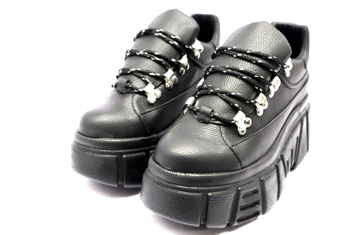 Women's Tennis Kit Platform Black + Laces