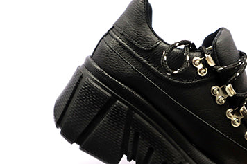 Women's Tennis Kit Platform Black + Laces